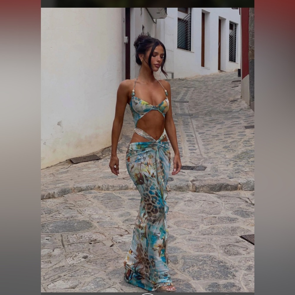 Meilani Floral Maxi Dress Amazonia - Picture 2 of 8
